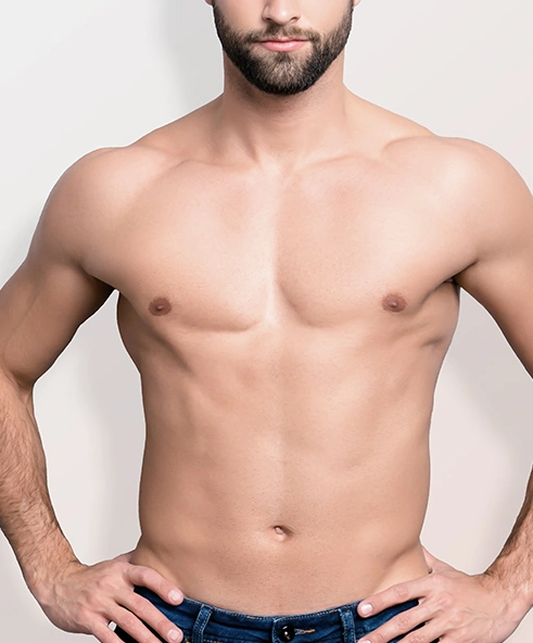 Man posing shirtless